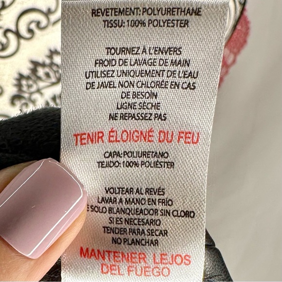 NWT Jason Wu Faux Black Leather Skirt Side Tie Size Large - Picture 11 of 13